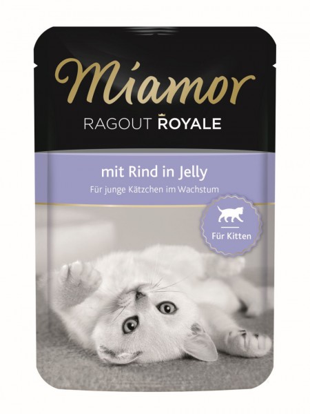 Miamor Ragout Royale Kitten mit Rind 100g