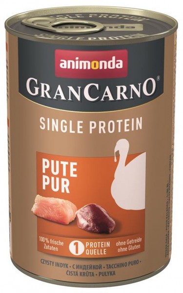 Animonda GranCarno Single Protein Adult Pute pur - 400g Dose