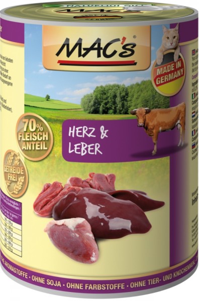 MACs Cat Herz & Leber - 400g Dose