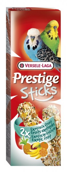 Versele-Laga Prestige Sticks Sittiche Exotische Früchte - 2 Stück - 60g Frischepack