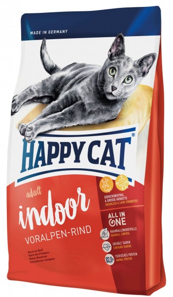 Happy Cat Supreme Indoor Voralpen-Rind 10 kg