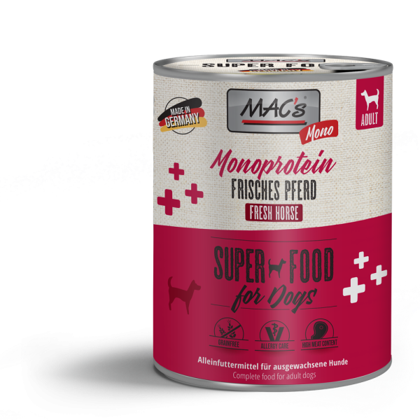 MACs DOG - Mono frisches Pferd 800g