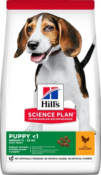 Hills Science Plan Hund Puppy Medium Huhn - 2,5kgBeutel