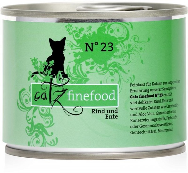 Catz finefood No. 23 Rind und Ente 200g