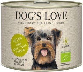 DOG´S LOVE BIO Huhn 200g Dose