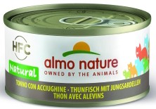 Almo Nature Katze Natural - Thunfisch mit Jungsardinen - 70g Dose