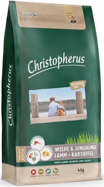 Christopherus Getreidefrei Welpe & Junghund mit Lamm & Ka