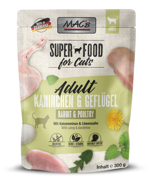 MACs CAT - Kaninchen & Geflügel 300g