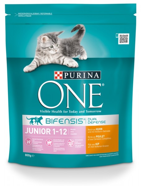 Purina ONE BIFENSIS Junior reich an Huhn 800g