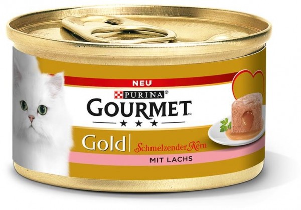 Gourmet Gold schmelzender Kern Lachs 85 g