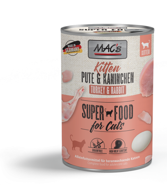 MACs CAT - Kitten Pute & Kaninchen 400g