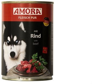 *** AMORA Fleisch Pur mit Rind - 400g Dose [*** AUSLAUFARTIKEL]