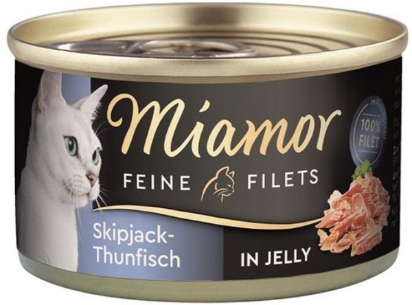 Miamor Feine Filets Skipjack-Thunfisch in Jelly 100g