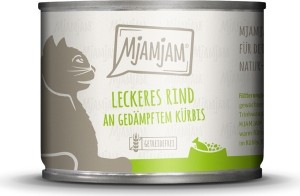MjAMjAM - Katze leckeres Rind an gedämpftem Kürbis 200 g
