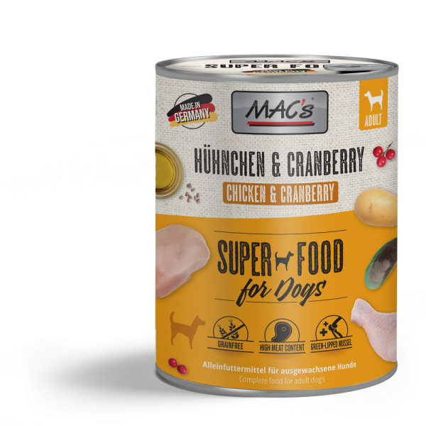 MACs DOG - Hühnchen & Cranberry 800g