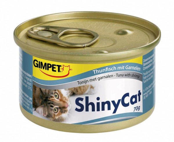 Gimpet ShinyCat Thunfisch mit Garnelen 70g