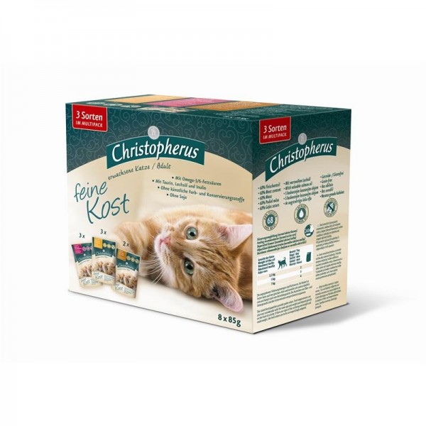 Christopherus Katze Pouch Multipack 8 x 85 g