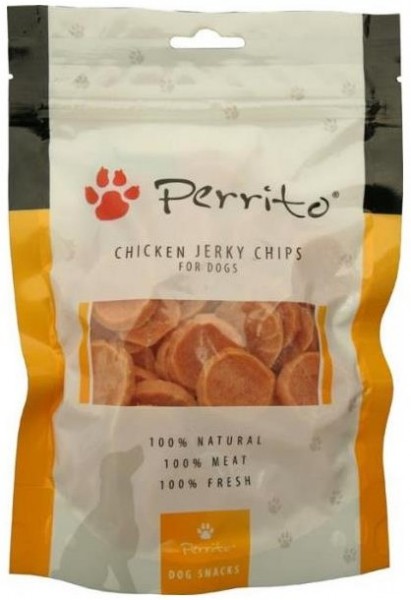 Perrito Chicken Jerky Chips 100g