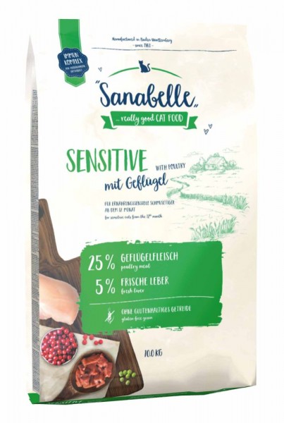 Sanabelle Sensitive Geflügel 10 kg