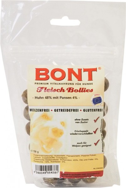 Bont Fleisch-Bollies Huhn & Pansen, 150g