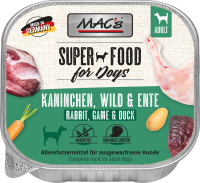 MACs DOG - Kaninchen, Wild & Ente 150g MACs DOG - Kaninchen, Wild & Ente 150g