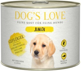 DOG´S LOVE JUNIOR Geflügel 200g Dose