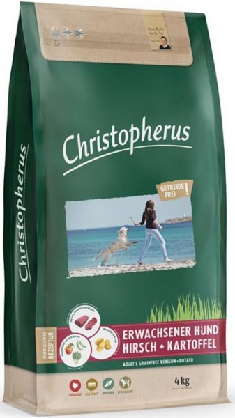 Allco Christopherus Erwachsener Hund Hirsch+Kartoffel - 4kg Beutel