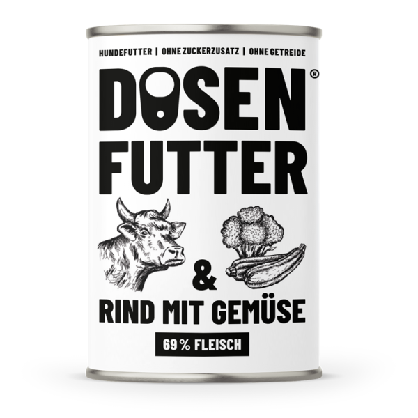 Schnauze & Co. Rind mit Gemüse 400g Dose [*** AUSLAUFARTIKEL ***]