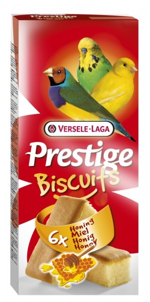 Versele-Laga Prestige Biscuits Honig - 6 Stück - 70g Karton