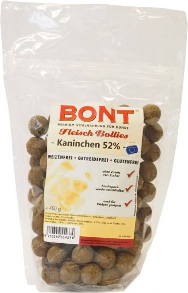 Bont Fleisch-Bollies Kaninchen, 400g