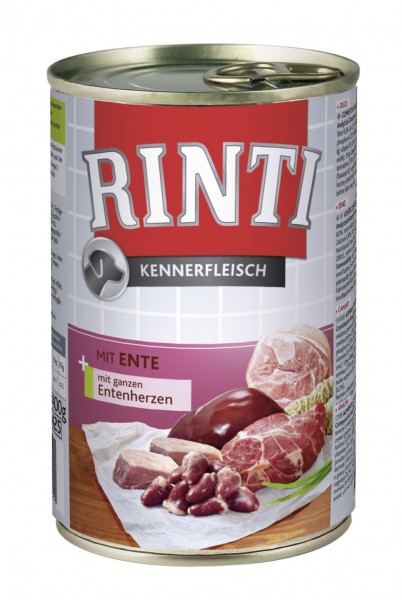 Rinti Pur Kennerfleisch Ente 400g