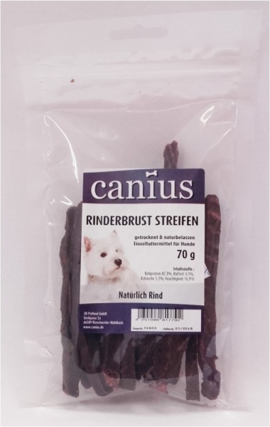 *** Canius Rinderbrust Streifen 70g [*** AUSLAUFARTIKEL]