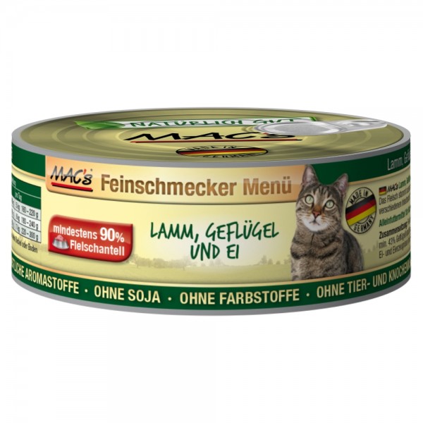 *** MACs Cat Lamm & Geflügel - 100g Dose [*** AUSLAUFARTIKEL]