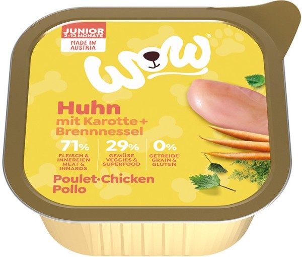 WOW JUNIOR Huhn 150g