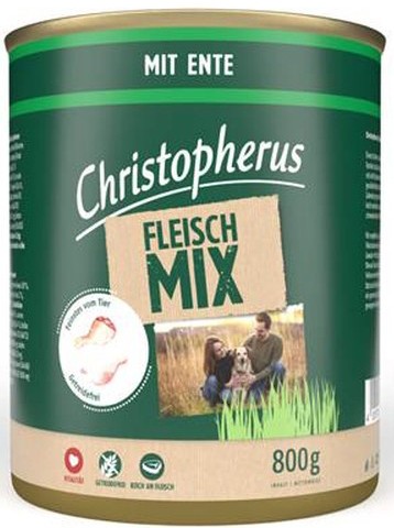Christopherus Dog - Dose Fleischmix - mit Ente 800g
