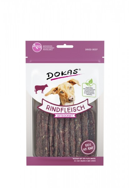 Dokas Hunde Snack Rindfleisch getrocknet 70 g