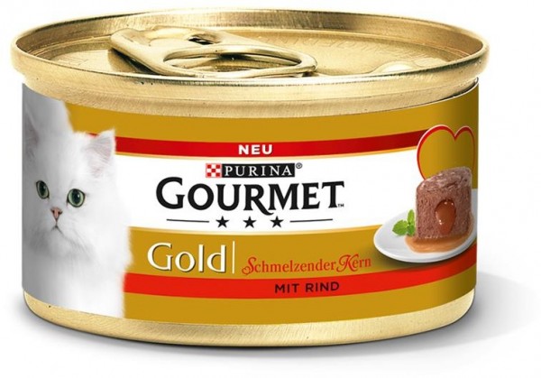 Gourmet Gold schmelzender Kern Rind 85 g