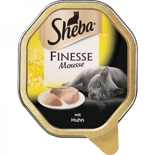 Sheba Schale Finesse Mousse mit Huhn 85g