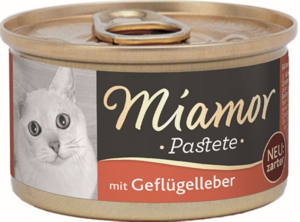 Miamor Pastete Geflügel & Leber 85g