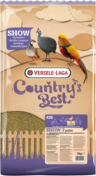 Versele-Laga Countrys Best SHOW 3 Pellet - 5kg Sack