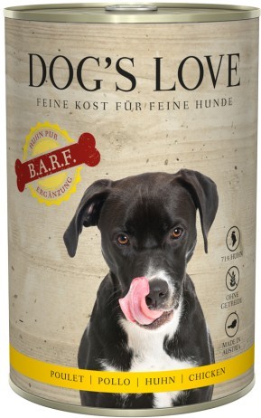 DOG´S LOVE BARF Pur Huhn 400g Dose