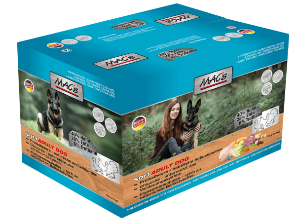 MACs DOG Soft getreidefrei Huhn & Ente 3x5kg