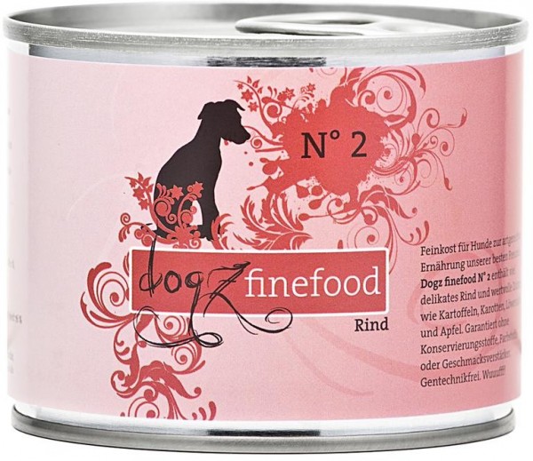 Dogz finefood Dose No. 2 Rind 200g