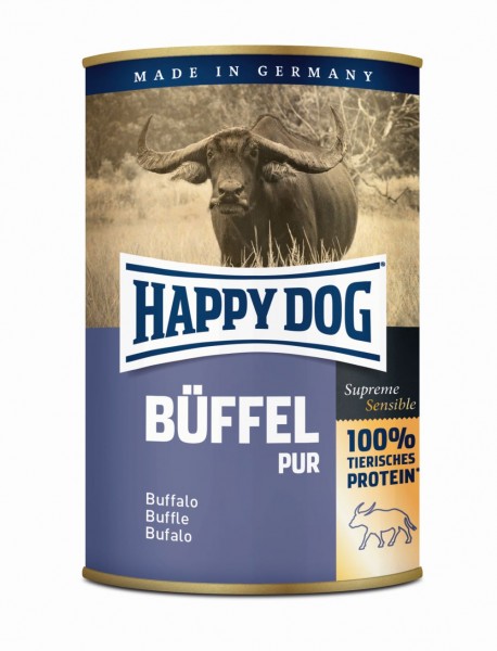 Happy Dog Dose Büffel Pur 400g