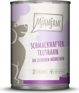 MjAMjAM - Hund schmackhafter Truthahn an leckeren Möhrche