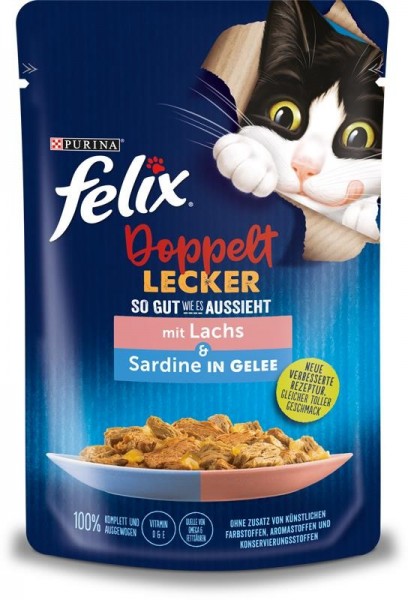 Felix So gut wie es aussieht mit Sard.& Lachs 85g