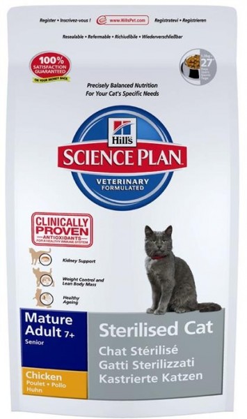 Hills Science Plan Katze Mature Adult 7+ Sterilised Cat - 1,5kg Beutel