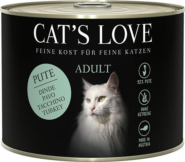 CAT´S LOVE Pute Pur 200g Dose