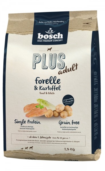 Bosch PLUS Forelle & Kartoffel 2,5 kg