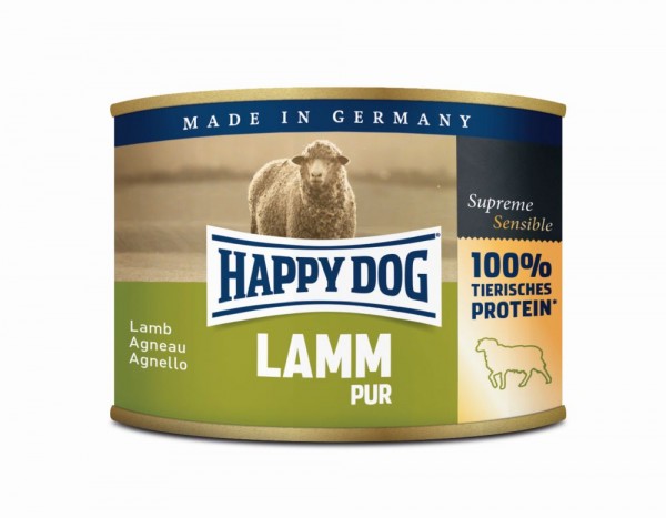 *** Happy Dog Dose Lamm Pur 200g [*** AUSLAUFARTIKEL]